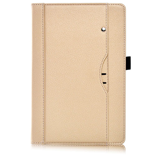 Leather Case Stands Flip Cover L07 Holder for Huawei MediaPad M6 8.4 Gold