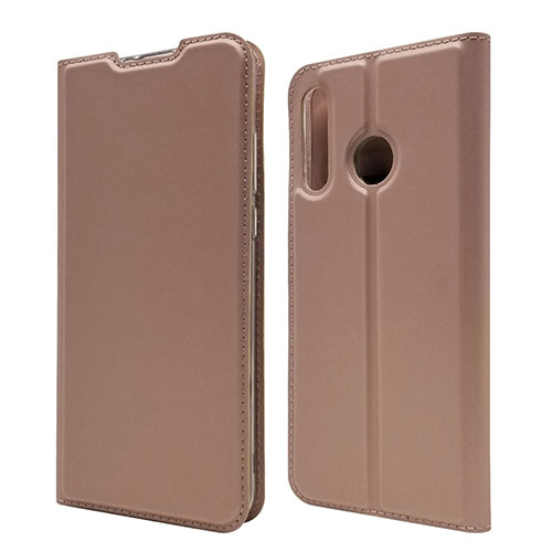 Leather Case Stands Flip Cover L07 Holder for Huawei P30 Lite New Edition Rose Gold