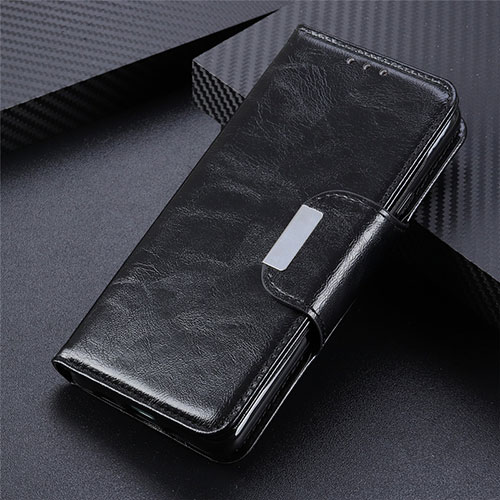 Leather Case Stands Flip Cover L07 Holder for Huawei Y5p Black