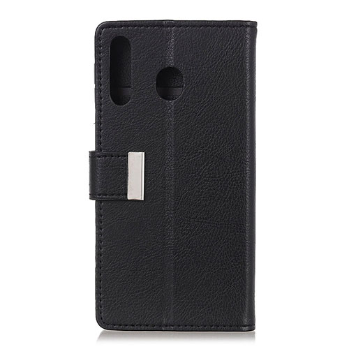 Leather Case Stands Flip Cover L07 Holder for Huawei Y6p Black