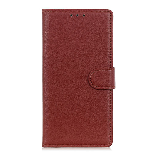 Leather Case Stands Flip Cover L07 Holder for Nokia 8.3 5G Brown