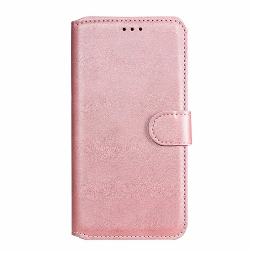 Leather Case Stands Flip Cover L07 Holder for Realme 6s Rose Gold