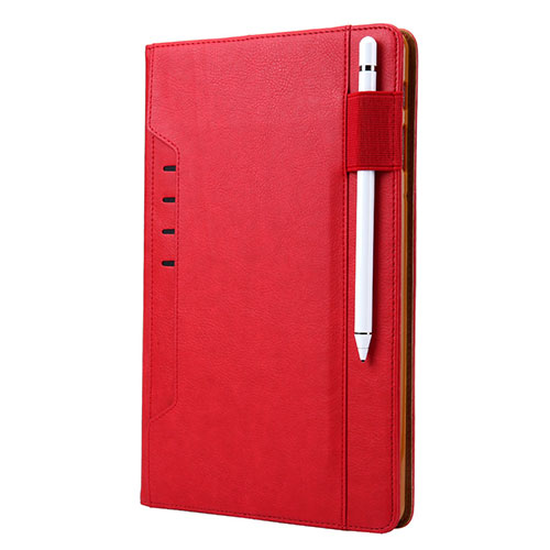 Leather Case Stands Flip Cover L07 Holder for Samsung Galaxy Tab S6 10.5 SM-T860 Red