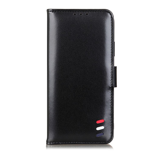 Leather Case Stands Flip Cover L07 Holder for Xiaomi Mi 10 Lite Black