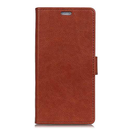 Leather Case Stands Flip Cover L08 Holder for Asus Zenfone 5 ZE620KL Brown