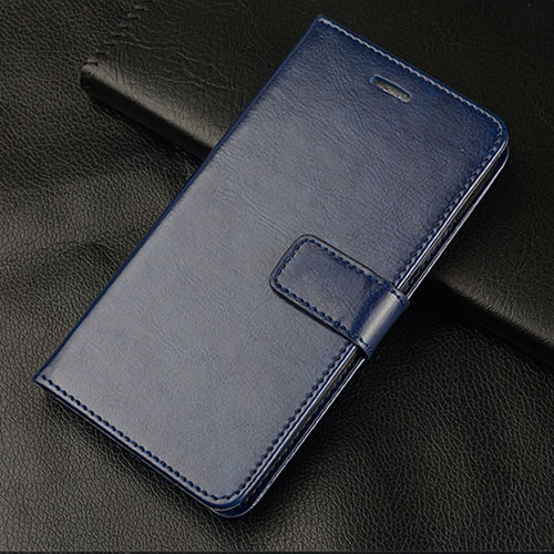 Leather Case Stands Flip Cover L08 Holder for Huawei Honor 10 Lite Blue