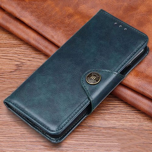 Leather Case Stands Flip Cover L08 Holder for Huawei P40 Lite Blue