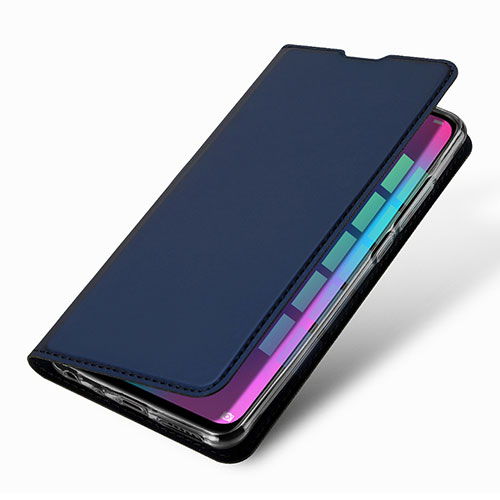 Leather Case Stands Flip Cover L09 Holder for Huawei Honor 10 Lite Blue