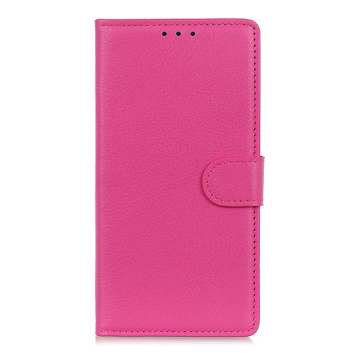 Leather Case Stands Flip Cover L09 Holder for LG K41S Hot Pink