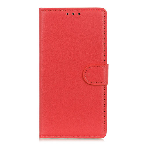 Leather Case Stands Flip Cover L09 Holder for LG K41S Red