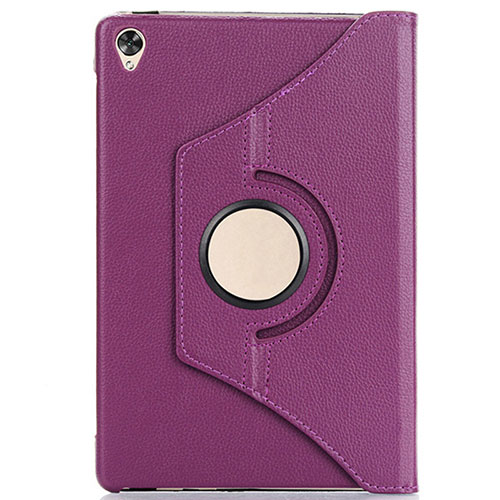 Leather Case Stands Flip Cover L10 Holder for Huawei MediaPad M6 10.8 Purple
