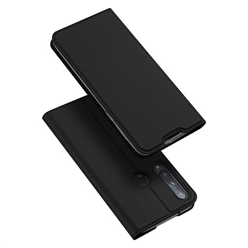 Leather Case Stands Flip Cover L10 Holder for Huawei P40 Lite E Black