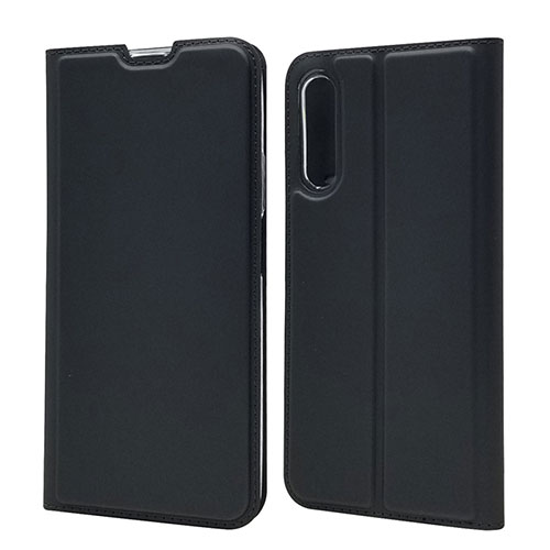 Leather Case Stands Flip Cover L11 Holder for Huawei Y9s Black
