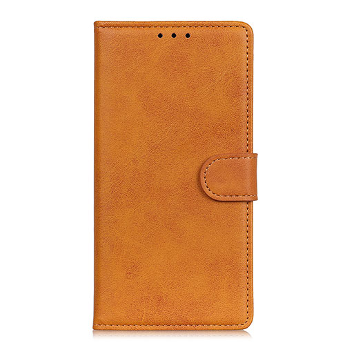 Leather Case Stands Flip Cover L11 Holder for Motorola Moto Edge Orange