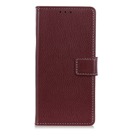 Leather Case Stands Flip Cover L11 Holder for Samsung Galaxy S20 FE 2022 5G Brown