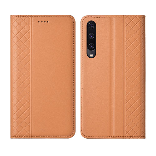 Leather Case Stands Flip Cover L12 Holder for Huawei Honor 9X Pro Orange