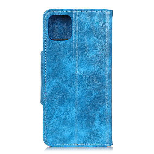 Leather Case Stands Flip Cover L12 Holder for Samsung Galaxy A71 5G Sky Blue