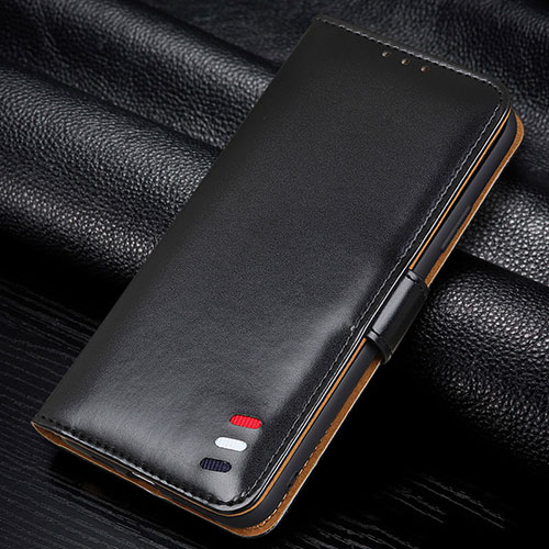 Leather Case Stands Flip Cover L14 Holder for Huawei Honor 9C Black