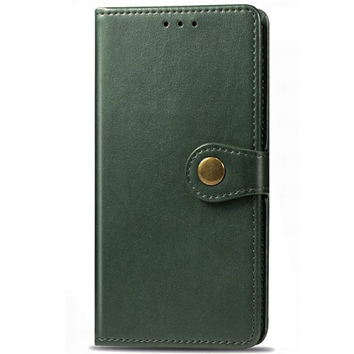 Leather Case Stands Flip Cover L14 Holder for Huawei Honor 9X Pro Green