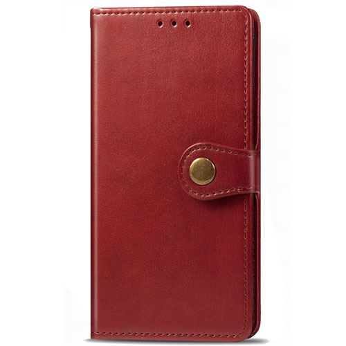 Leather Case Stands Flip Cover L14 Holder for Huawei Honor 9X Pro Red