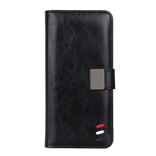 Leather Case Stands Flip Cover L15 Holder for Oppo Reno5 5G Black