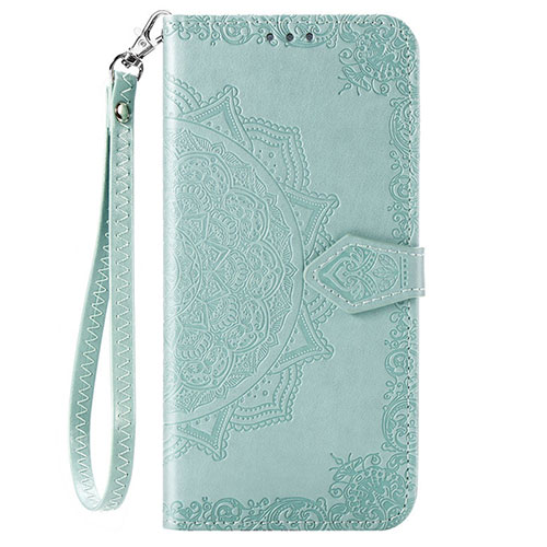 Leather Case Stands Flip Cover L18 Holder for Huawei Honor 9C Green