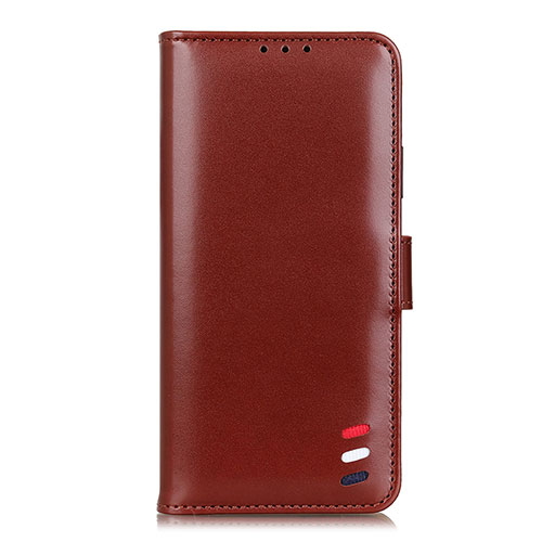 Leather Case Stands Flip Cover L23 Holder for Samsung Galaxy A51 5G Brown