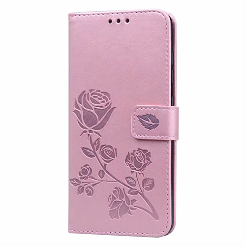Leather Case Stands Flip Cover L24 Holder for Samsung Galaxy A71 5G Pink