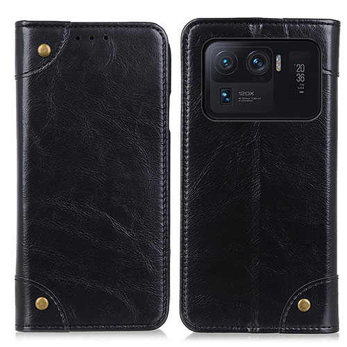 Leather Case Stands Flip Cover M04L Holder for Xiaomi Mi 11 Ultra 5G Black
