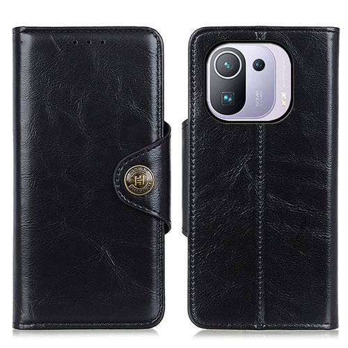 Leather Case Stands Flip Cover M12L Holder for Xiaomi Mi 11 Pro 5G Black
