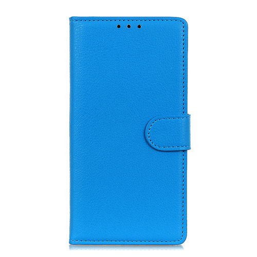Leather Case Stands Flip Cover N04 Holder for Huawei P40 Sky Blue