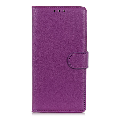 Leather Case Stands Flip Cover N05 Holder for Huawei P40 Pro Purple