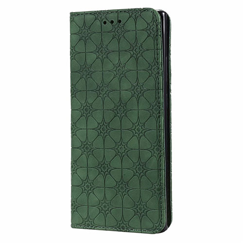Leather Case Stands Flip Cover N06 Holder for Samsung Galaxy Note 20 Ultra 5G Midnight Green
