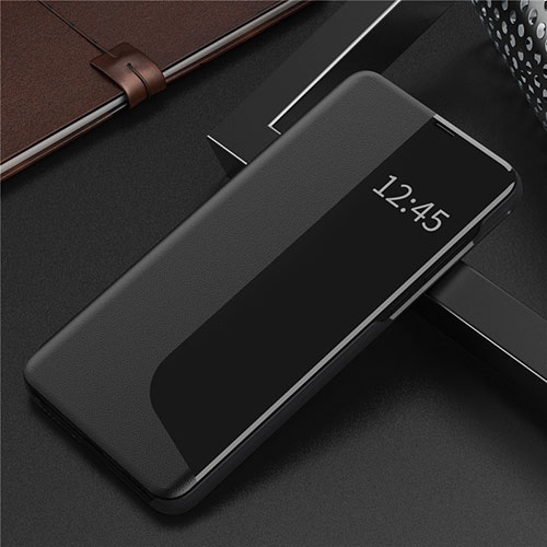 Leather Case Stands Flip Cover N09 Holder for Huawei P40 Black