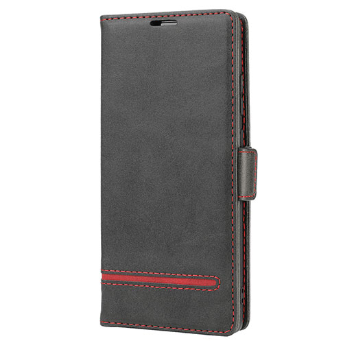 Leather Case Stands Flip Cover N11 Holder for Samsung Galaxy Note 20 5G Black