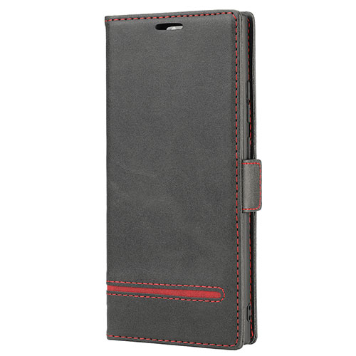 Leather Case Stands Flip Cover N11 Holder for Samsung Galaxy Note 20 Ultra 5G Black