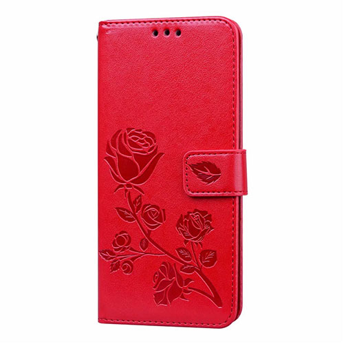 Leather Case Stands Flip Cover T01 Holder for Huawei P40 Pro Red