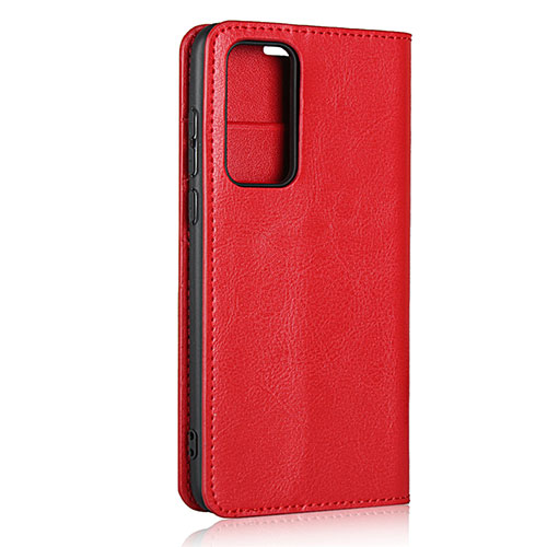 Leather Case Stands Flip Cover T01 Holder for Huawei P40 Red
