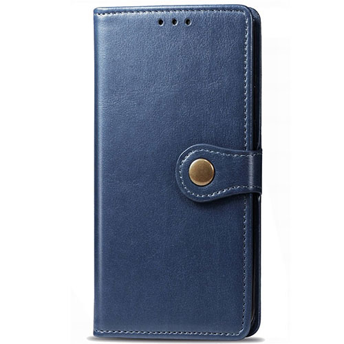 Leather Case Stands Flip Cover T01 Holder for Samsung Galaxy S20 5G Blue
