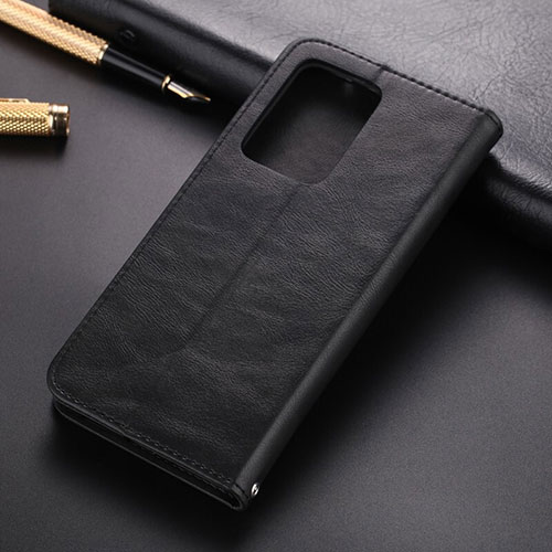 Leather Case Stands Flip Cover T01 Holder for Samsung Galaxy S20 Ultra 5G Black