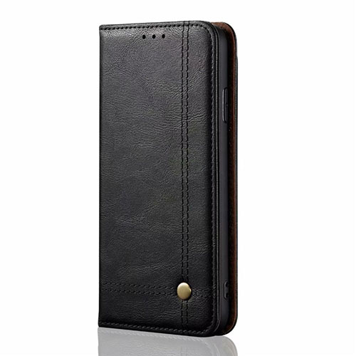 Leather Case Stands Flip Cover T01 Holder for Xiaomi Mi 10 Pro Black
