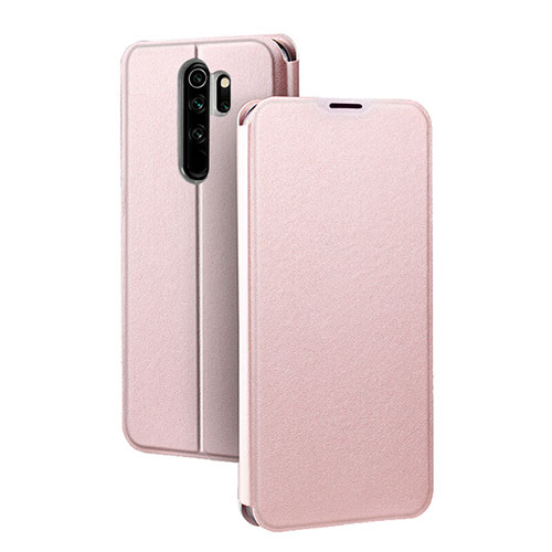 Leather Case Stands Flip Cover T01 Holder for Xiaomi Redmi Note 8 Pro Rose Gold