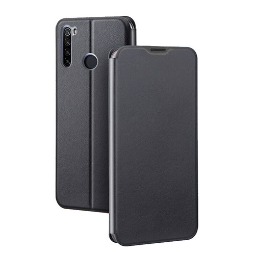 Leather Case Stands Flip Cover T01 Holder for Xiaomi Redmi Note 8T Black