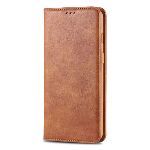 Leather Case Stands Flip Cover T02 Holder for Huawei Honor 20 Lite Orange