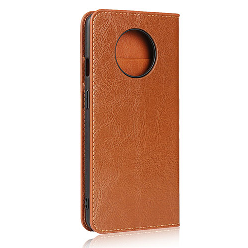 Leather Case Stands Flip Cover T02 Holder for OnePlus 7T Orange