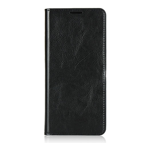 Leather Case Stands Flip Cover T02 Holder for Oppo Find X2 Pro Black