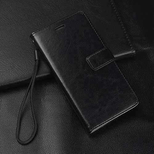 Leather Case Stands Flip Cover T02 Holder for Xiaomi Redmi Note 8 Pro Black