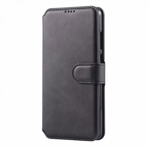 Leather Case Stands Flip Cover T03 Holder for Huawei P30 Lite Black