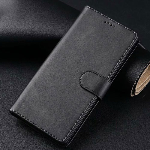 Leather Case Stands Flip Cover T03 Holder for Samsung Galaxy S20 Ultra 5G Black