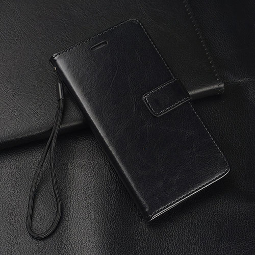 Leather Case Stands Flip Cover T04 Holder for Huawei Nova 4e Black